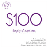 Lyric Art Gift Card