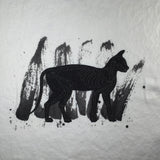 Embroidery Panel: pre-printed Halloween Skeletons - Cat, Rat, Bat, Crow