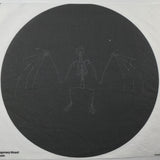 Embroidery Panel: pre-printed Halloween Skeletons - Cat, Rat, Bat, Crow