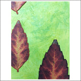 Original Artwork: Glory XII three red leaves