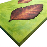 Original Artwork: Glory XII three red leaves