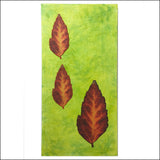Original Artwork: Glory XII three red leaves