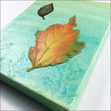Original Artwork: Glory XVII tattered and tiny green