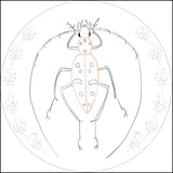 Embroidery Kit by Lyric Kinard All Buggy - Longhorn Beetle