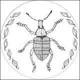 Embroidery Kit by Lyric Kinard All Buggy - Weevil