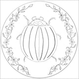 Embroidery Kit by Lyric Kinard All Buggy - Ladybeetle