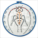 Embroidery Kit by Lyric Kinard All Buggy - Longhorn Beetle