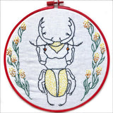 Embroidery Kit by Lyric Kinard All Buggy Stag Beetle