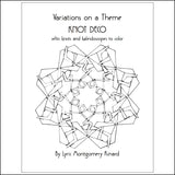 coloring pages digital download art deco celtic knot