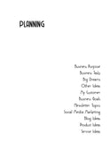 Creative Educators Yearly Planner (no dates) - PDF file for printing at home digital download