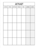 Creative Educators Yearly Planner (no dates) - PDF file for printing at home digital download