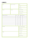Creative Educators Yearly Planner (no dates) - PDF file for printing at home digital download