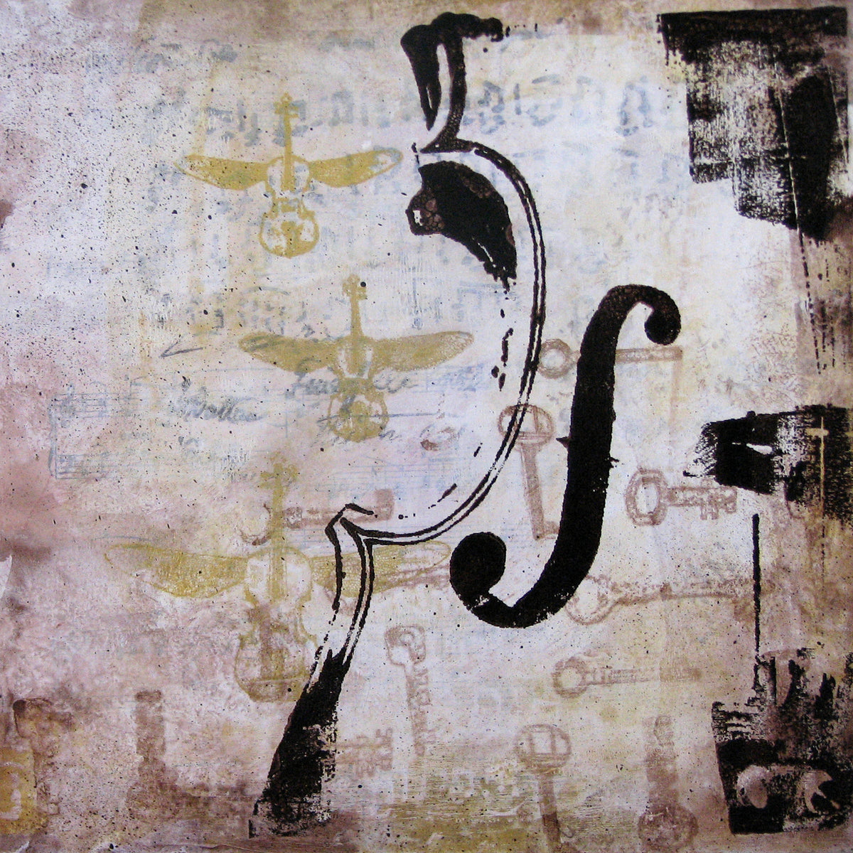 Original Artwork: Key of F, Signature Series – Lyric Art