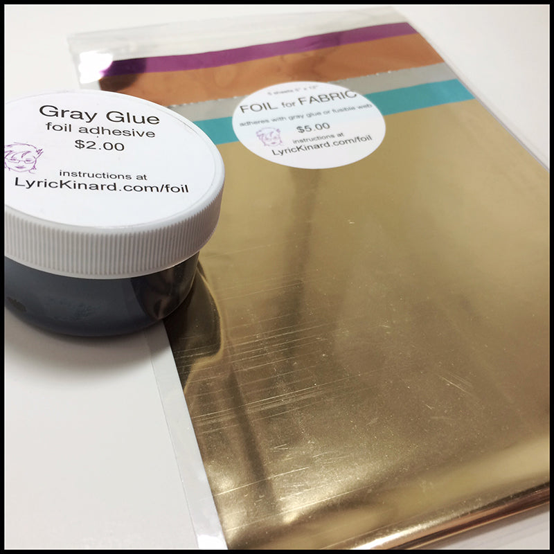 Foil Glue for Fabric, 2 oz jar – Lyric Art