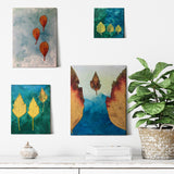 Original Artwork: Glory XIII three ascending little leaves