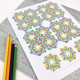 Rondo: digital download coloring pages