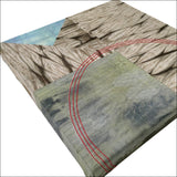 Original Artwork: Shibori with Red Circles