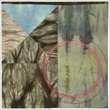 Original Artwork: Shibori with Red Circles