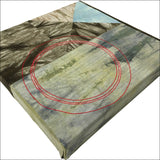 Original Artwork: Shibori with Red Circles