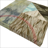Original Artwork: Shibori with Red Circles