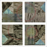 Original Artwork: Shibori with Red Circles