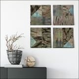 Original Artwork: Shibori with Red Circles