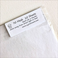 Thermofax screen printing 70 Mesh 10 Pack 12 inches by 9 inches