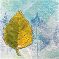 Original Artwork: Glory XXIII one lone birch leaf