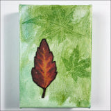 Original Artwork: Glory XVI, one lone red leaf