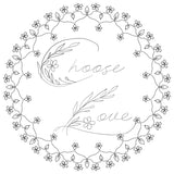 Lyric Kinard Embroidery Kit Threads of Change CHOOSE LOVE