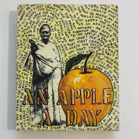 art by Lyric Montgomery Kinard an apple a day triptych