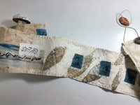textile art stitched scroll by lyric kinard